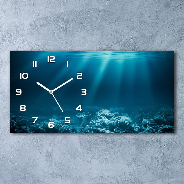 Reloj rectangular Mundo submarino