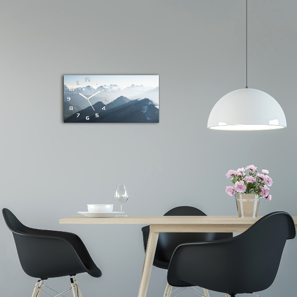 Reloj horizontal Picos de montaña