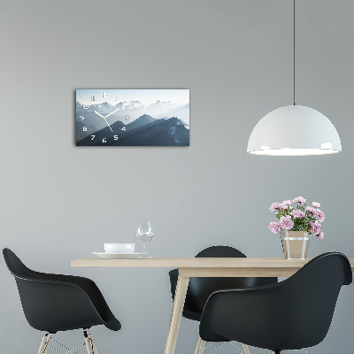 Reloj horizontal Picos de montaña