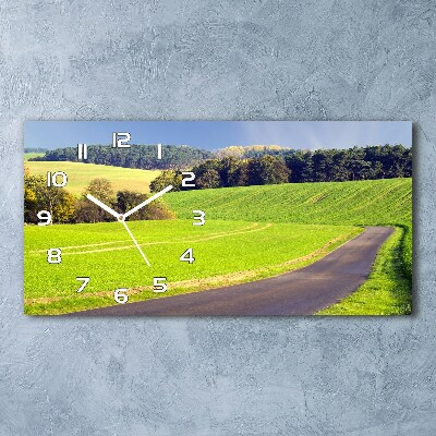 Reloj rectangular Camino de tierra