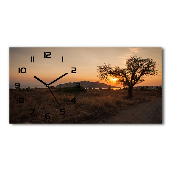 Reloj horizontal Atardecer