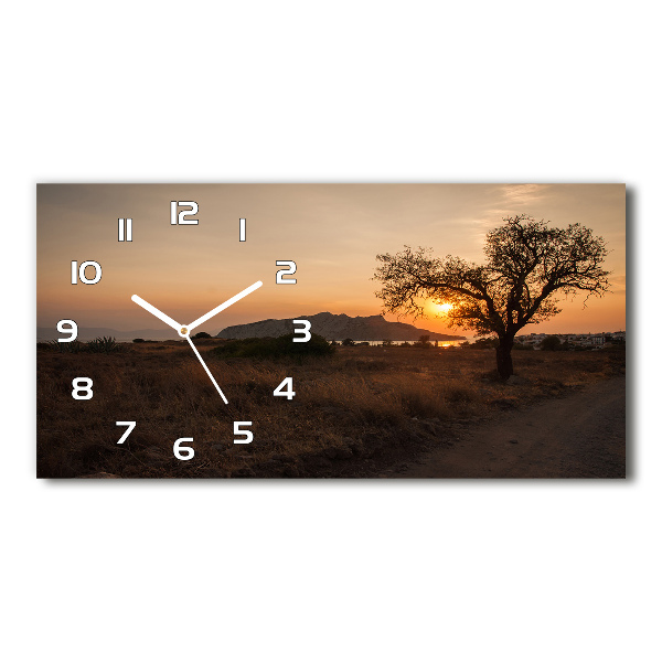Reloj horizontal Atardecer