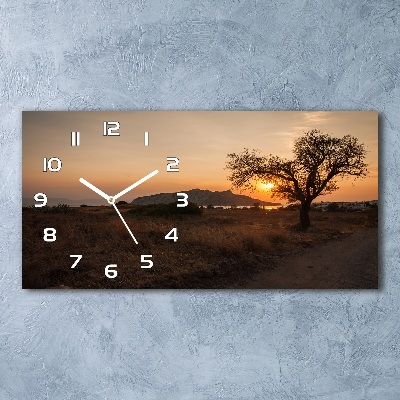 Reloj horizontal Atardecer