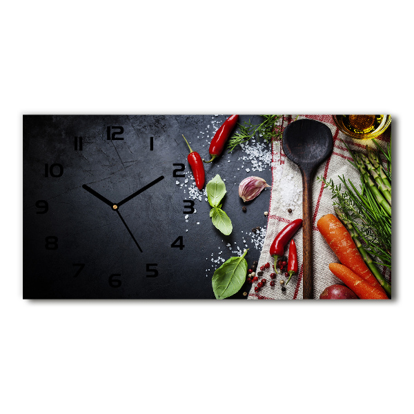 Reloj rectangular Ingredientes