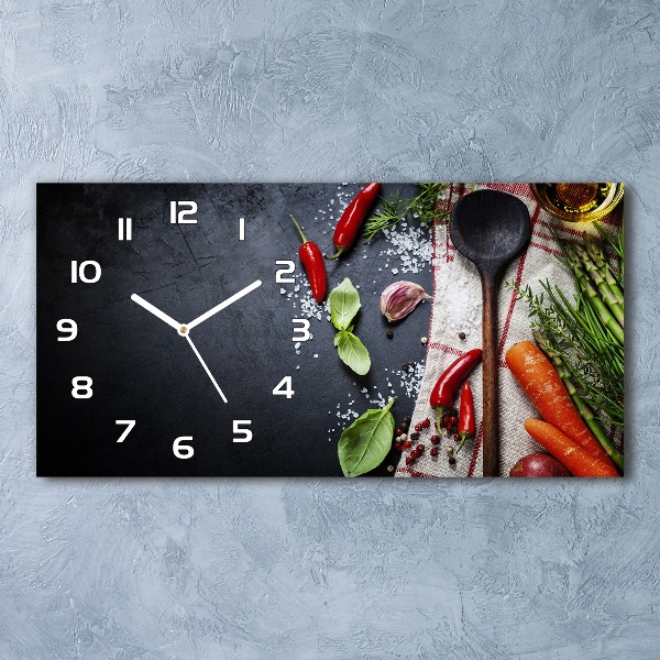 Reloj rectangular Ingredientes