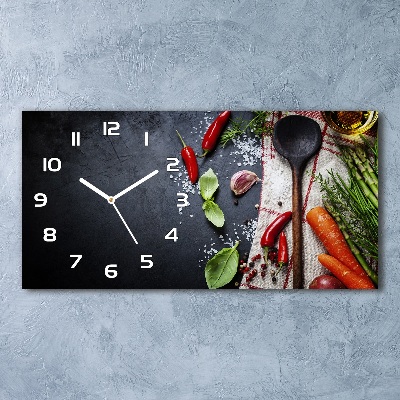 Reloj rectangular Ingredientes