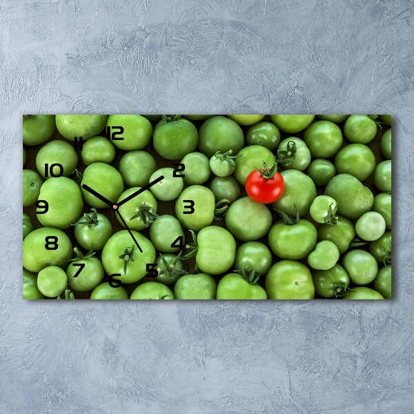 Reloj horizontal Tomate maduro