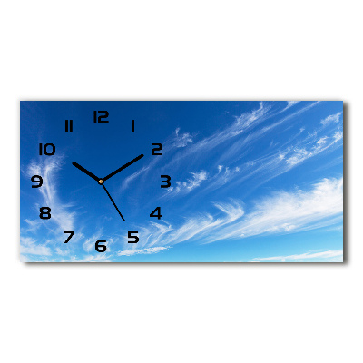 Reloj rectangular Cielo azul