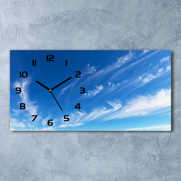 Reloj rectangular Cielo azul