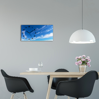 Reloj rectangular Cielo azul