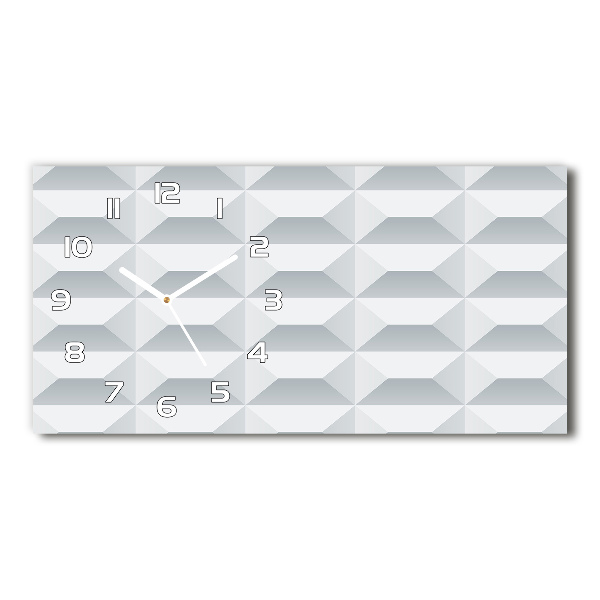 Reloj horizontal Fondo geométrico