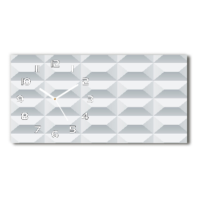 Reloj horizontal Fondo geométrico