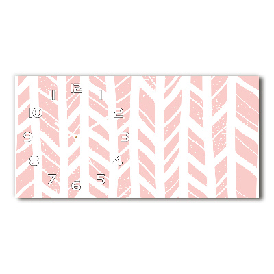 Reloj horizontal Patrón de espiga