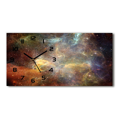 Reloj de cristal horizontal Cosmos