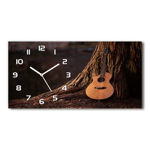 Reloj horizontal Guitarra acústica