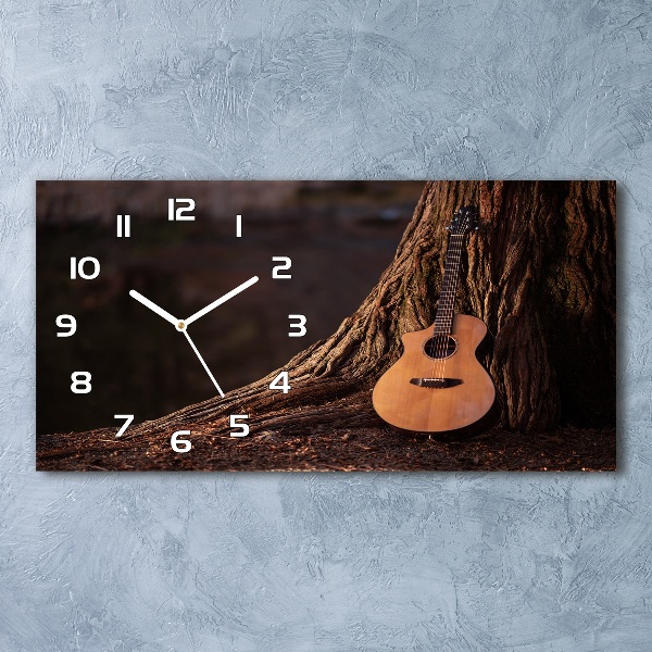Reloj horizontal Guitarra acústica