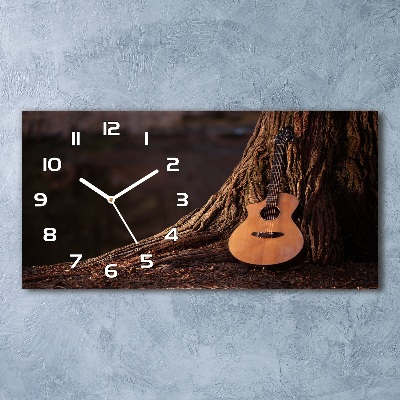 Reloj horizontal Guitarra acústica
