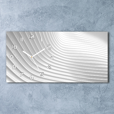 Reloj horizontal Líneas abstractas