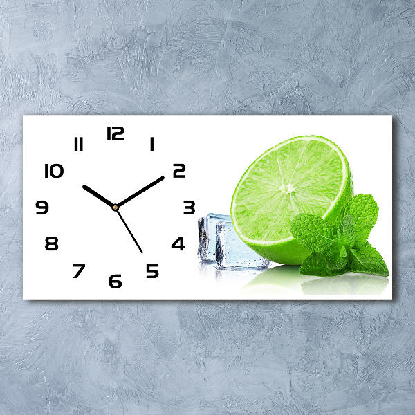 Reloj rectangular Lima con hielo