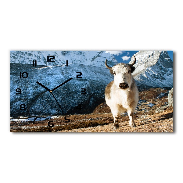 Reloj de cristal horizontal Como una montaña común