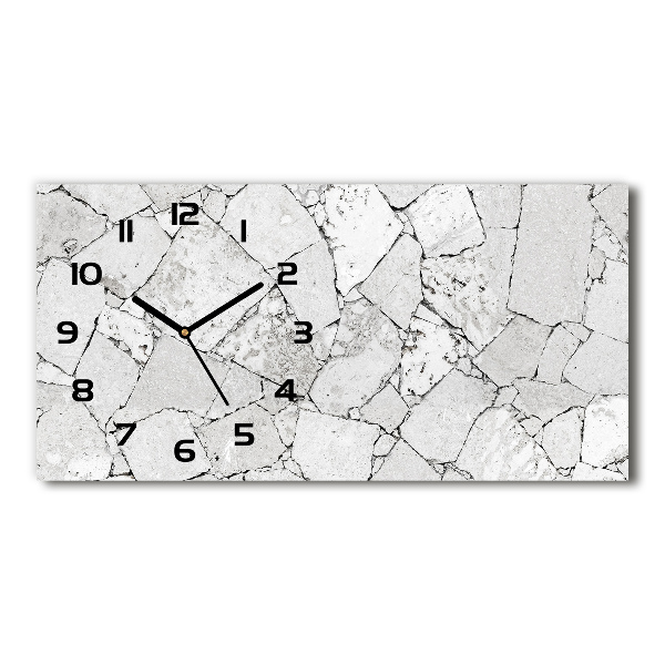 Reloj horizontal Muro de piedra
