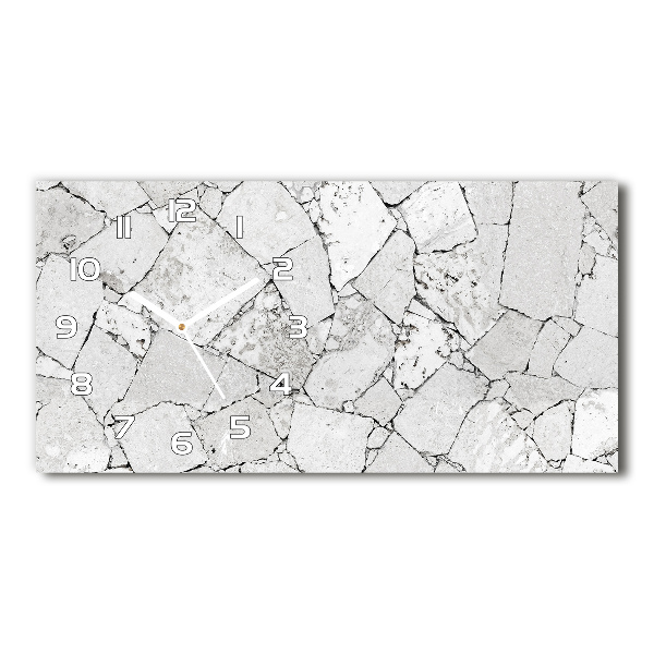 Reloj horizontal Muro de piedra