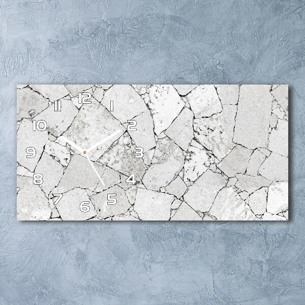 Reloj horizontal Muro de piedra