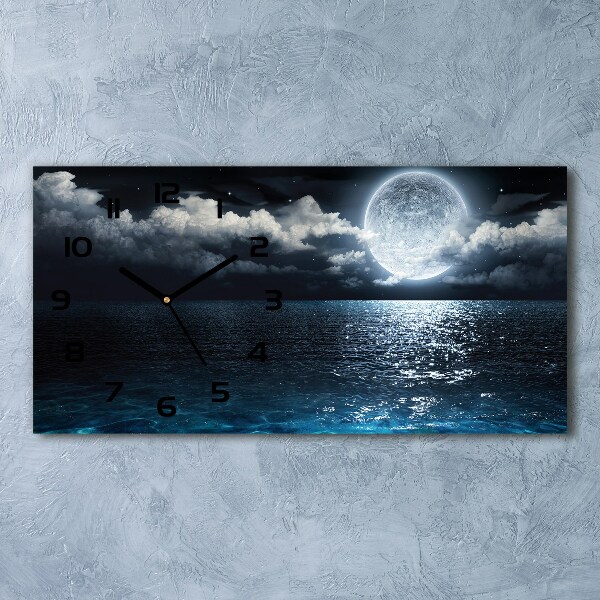 Reloj horizontal Luna llena