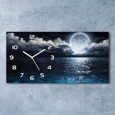 Reloj horizontal Luna llena