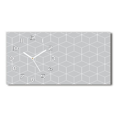 Reloj horizontal Fondo geométrico
