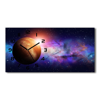 Reloj de cristal horizontal Nebulosa