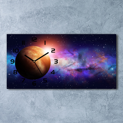 Reloj de cristal horizontal Nebulosa