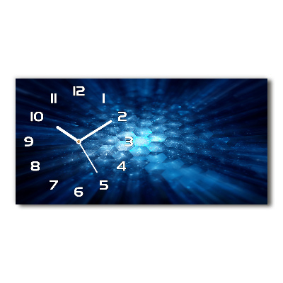 Reloj rectangular Cristales