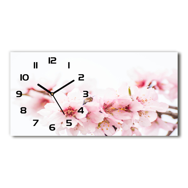 Reloj horizontal Flores de cerezo