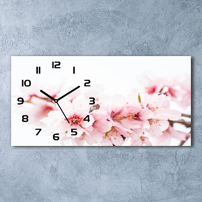Reloj horizontal Flores de cerezo