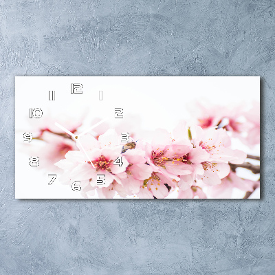 Reloj horizontal Flores de cerezo