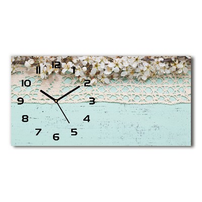 Reloj rectangular Flores de cerezo