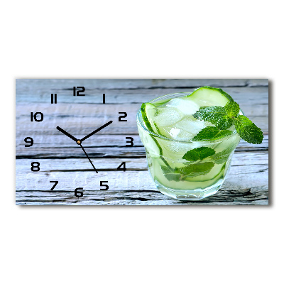 Reloj rectangular Agua de pepino