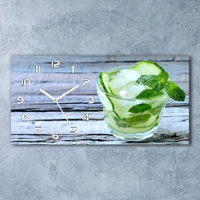 Reloj rectangular Agua de pepino