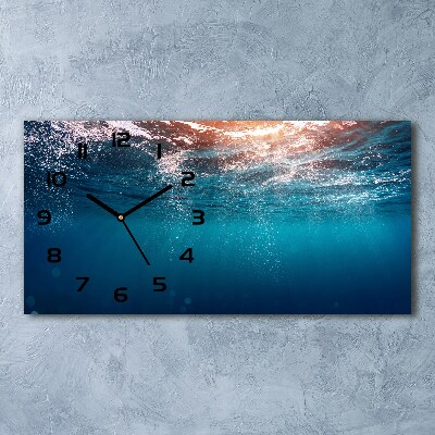 Reloj horizontal Mundo submarino