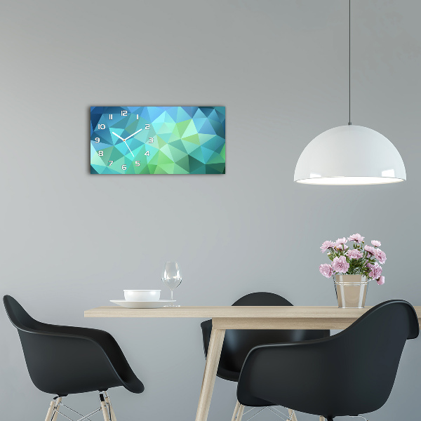 Reloj horizontal Fondo abstracto