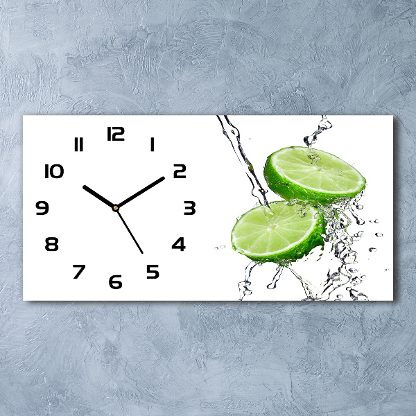 Reloj horizontal Limas y agua