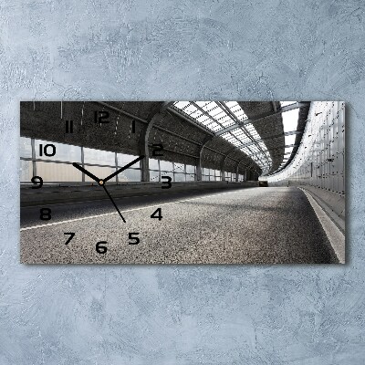 Reloj rectangular Carretera en el túnel