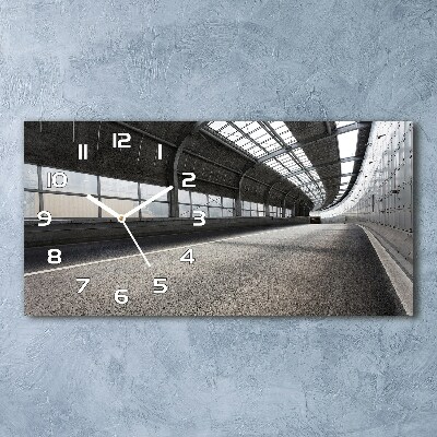 Reloj rectangular Carretera en el túnel