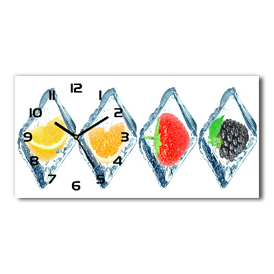 Reloj rectangular Cubos de fruta