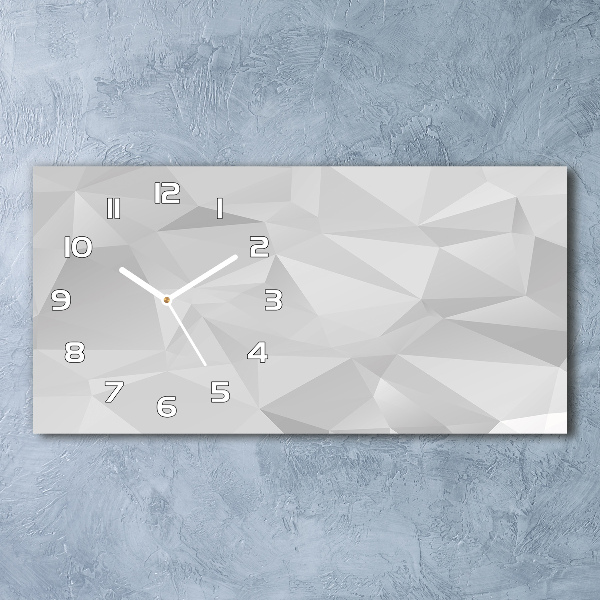 Reloj rectangular Triángulos abstractos