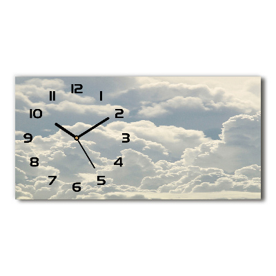 Reloj horizontal Nubes