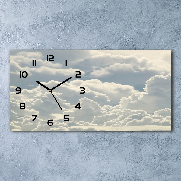Reloj horizontal Nubes