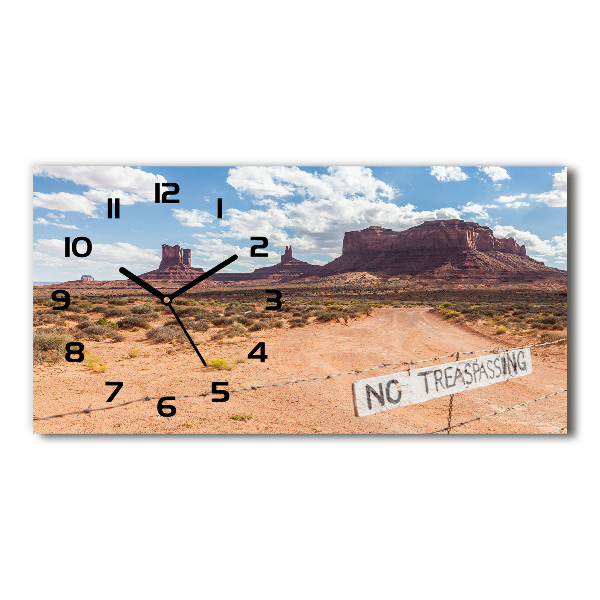 Reloj horizontal Arizona, estados unidos