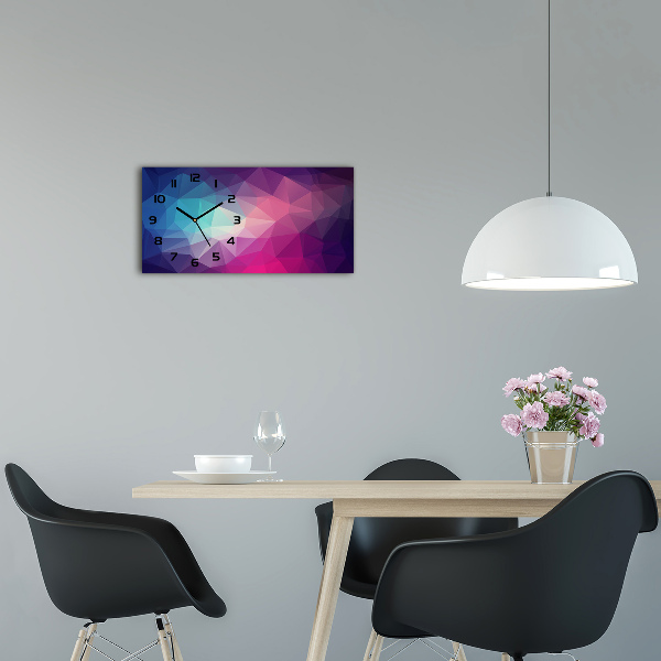 Reloj horizontal Fondo abstracto